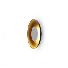 Koncept Inc RMW-09-SW-MWT-HW+18BD-MBG - Ramen  9" (Matte White) with 18" back dish (Matte Black w/ Gold Interior)